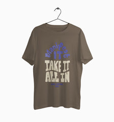 Male Round Neck Half Sleeve Classic | Take It All In