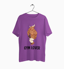 Male Round Neck Half Sleeve Classic | Gym Lover Bull