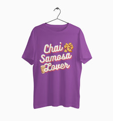 Male Round Neck Half Sleeve Classic | Chai samosa lover