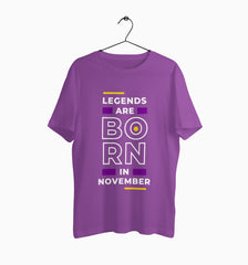 Male Round Neck Half Sleeve Classic | November Legends