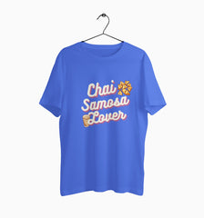 Male Round Neck Half Sleeve Classic Graphic Tshirt | Chai Samosa