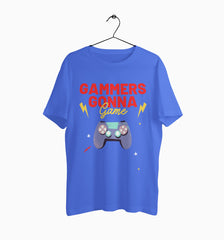 Male Round Neck Half Sleeve Classic | Gamers gona game