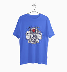 Male Round Neck Half Sleeve Classic | Rebel Rider