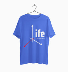 Male Round Neck Half Sleeve Classic | Life Is Short