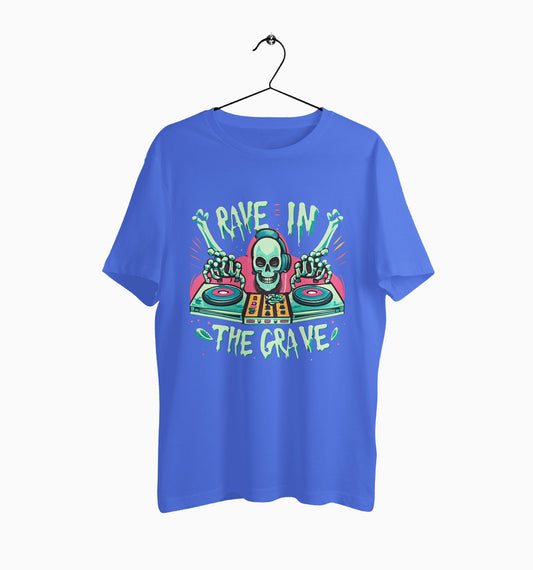 Male Round Neck Half Sleeve Classic | Rave In The Grave