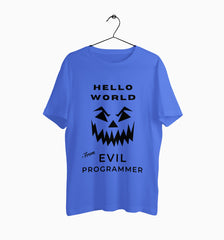 Male Round Neck Half Sleeve Classic | Evil Programmer