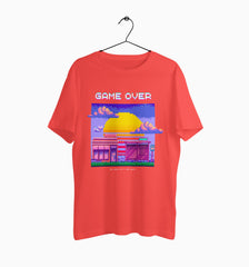 Male Round Neck Half Sleeve Classic | Game over