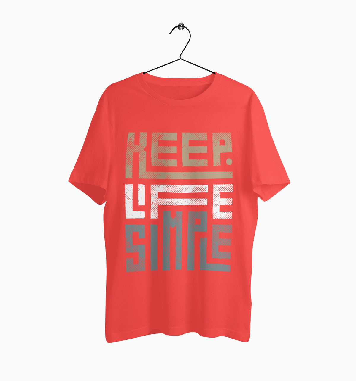 Male Round Neck Half Sleeve Classic | Keep Life Simple