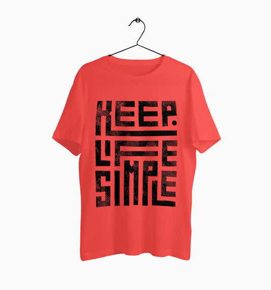 Male Round Neck Half Sleeve Classic | Keep Life Simple