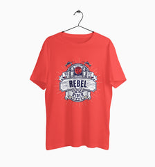 Male Round Neck Half Sleeve Classic | Rebel Rider