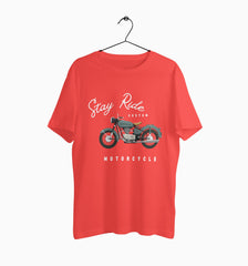 Male Round Neck Half Sleeve Classic | Stay Ride