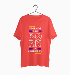 Male Round Neck Half Sleeve Classic | February Legends