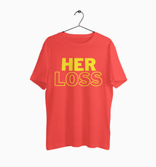 Male Round Neck Half Sleeve Classic | Her Loss