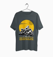 Male Round Neck Half Sleeve Classic | I'm A Biker