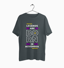 Male Round Neck Half Sleeve Classic | November Legends