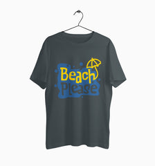 Male Round Neck Half Sleeve Classic | Beach Please