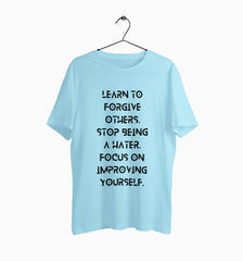 Male Round Neck Half Sleeve Classic | Learn To Forgive Others