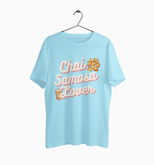 Male Round Neck Half Sleeve Classic | Chai samosa lover