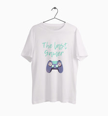 Male Round Neck Half Sleeve Classic Graphic Tshirt | The Last Gamer