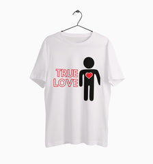 Male Round Neck Half Sleeve Classic | True Love