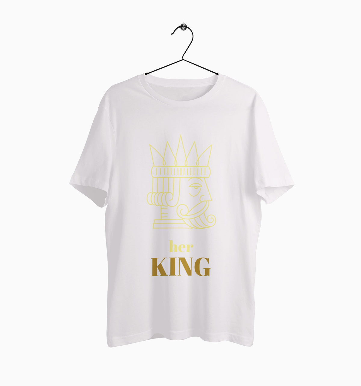 Male Round Neck Half Sleeve Classic | Her King