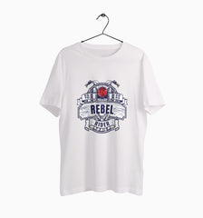 Male Round Neck Half Sleeve Classic | Rebel Rider