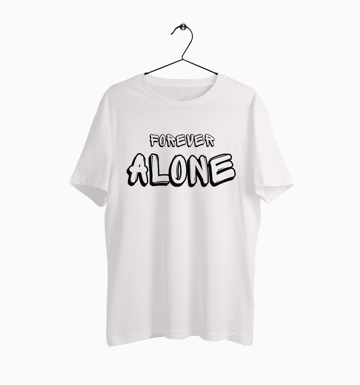 Male Round Neck Half Sleeve Classic | Forever Alone