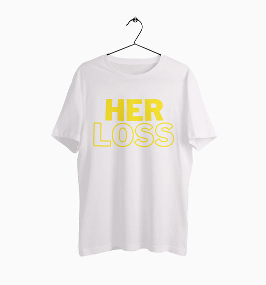 Male Round Neck Half Sleeve Classic | Her Loss