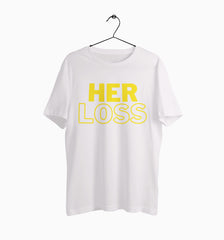 Male Round Neck Half Sleeve Classic | Her Loss