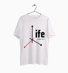 Male Round Neck Half Sleeve Classic | Life Is Short