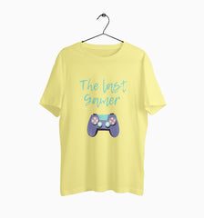 Male Round Neck Half Sleeve Classic Graphic Tshirt | The Last Gamer