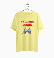 Male Round Neck Half Sleeve Classic | Gamers Gona Game