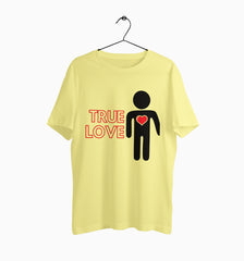 Male Round Neck Half Sleeve Classic | True Love