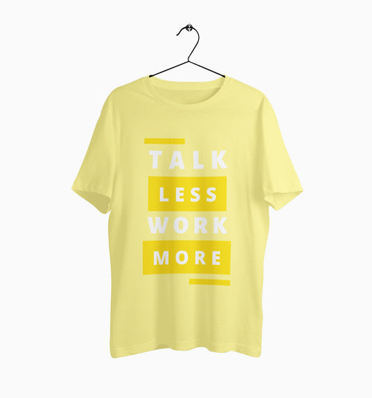 Male Round Neck Half Sleeve Classic | Talk Less Work More