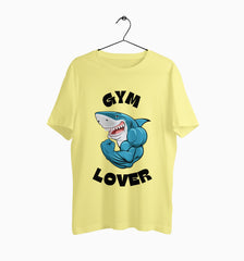 Male Round Neck Half Sleeve Classic | Gym Lover Shark