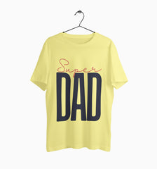 Male Round Neck Half Sleeve Classic | Super Dad