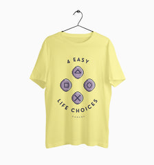 Male Round Neck Half Sleeve Classic | 4 easy life choices