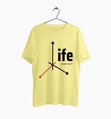 Male Round Neck Half Sleeve Classic | Life Is Short