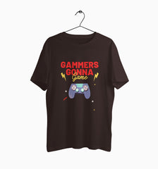 Male Round Neck Half Sleeve Classic | Gamers Gona Game