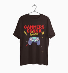 Male Round Neck Half Sleeve Classic | Gamers gona game