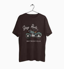 Male Round Neck Half Sleeve Classic | Stay Ride