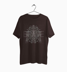 Male Round Neck Half Sleeve Classic | Wolf Tribal