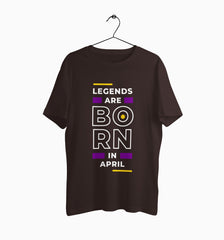 Male Round Neck Half Sleeve Classic | April Legends