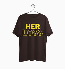 Male Round Neck Half Sleeve Classic | Her Loss