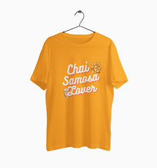 Male Round Neck Half Sleeve Classic Graphic Tshirt | Chai Samosa