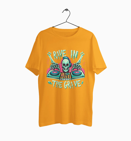 Male Round Neck Half Sleeve Classic | Rave In The Grave