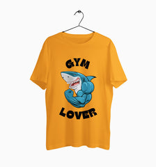 Male Round Neck Half Sleeve Classic | Gym Lover Shark