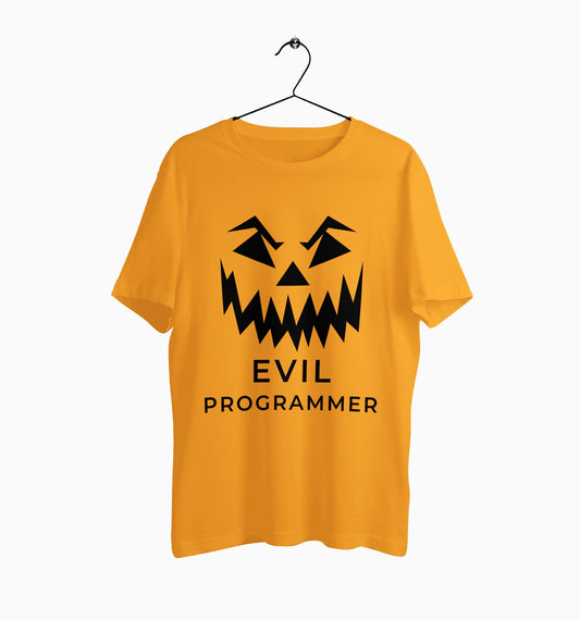 Male Round Neck Half Sleeve Classic | Evil Programmer