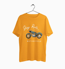 Male Round Neck Half Sleeve Classic | Stay Ride