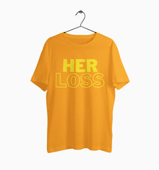 Male Round Neck Half Sleeve Classic | Her Loss